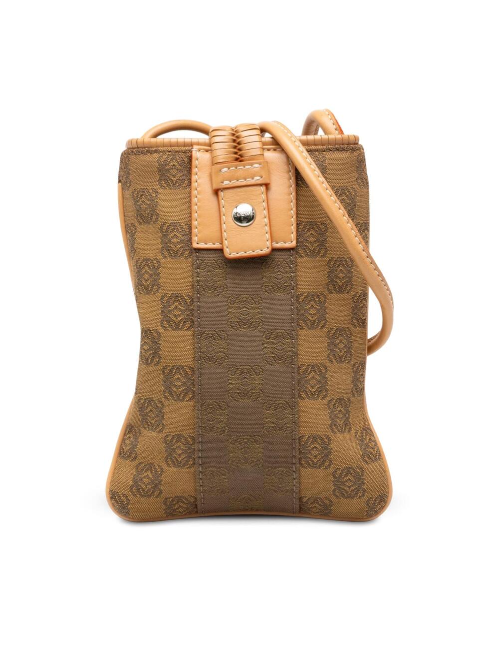 Loewe Anagram Canvas Phone Pouch #378350L36B